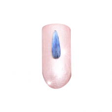 Bling Nails Kristallelement langer Tropfen hellblau