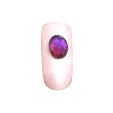 Bling Nails Kristallelement  Oval Violett / Pink-orange