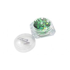 Bling Nails®  Bling Glitzer Fairygreen Hologram 2mm