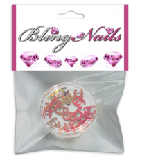 Bling Nail Emblem Limited Edition Peach irisierend 1g